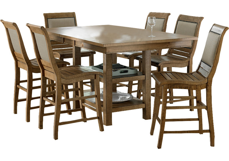 Lark Manor Castagnier 7 Piece Extendable Dining Set ... (800 x 562 Pixel)