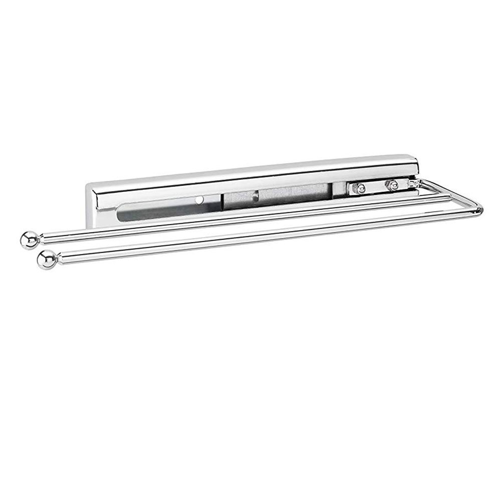 RevAShelf 56351C Under Kitchen Prong PullOut Towel Bar