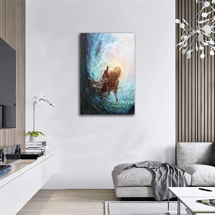 Latitude Run The Hand Of God Yongsung Kim Pictures For Wall Canvas Frameless Unframed Painting On Canvas Wayfair