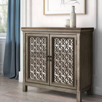 Mistana Sydni Traditional Carved Design 2 Door Accent Cabinet Reviews Wayfair