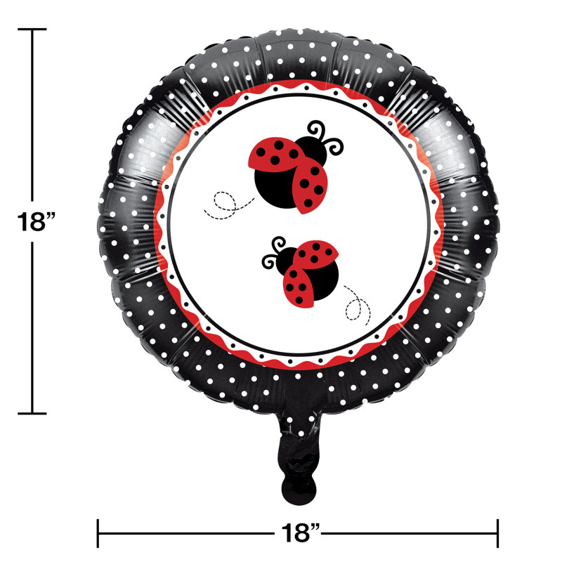 The Party Aisle Ladybug Fancy Birthday Party Decoration Kit Wayfair