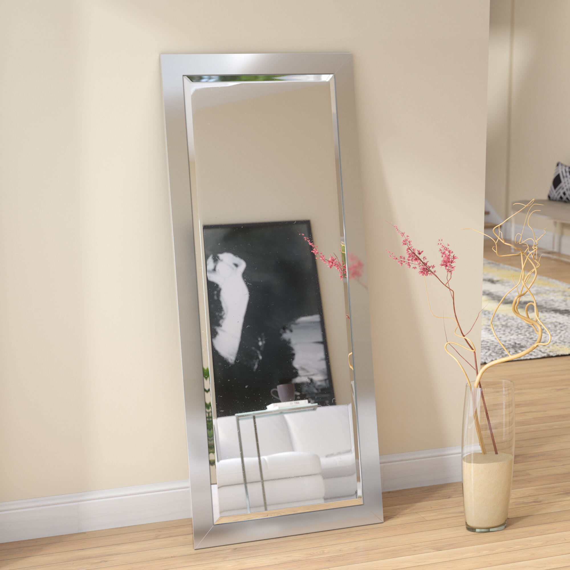 Willa Arlo Interiors Ungar Modern Beveled Full Length Mirror & Reviews