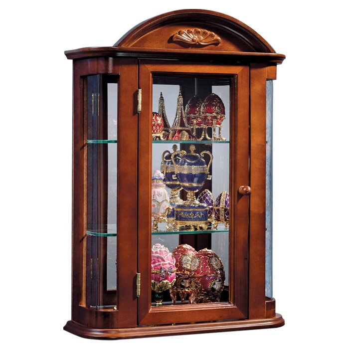 Astoria Grand Pascual Wall Mounted Curio Cabinet Reviews Wayfair