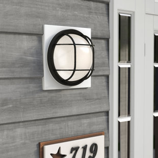 Best Lia 1-Light Outdoor Bulkhead Light By Beachcrest Home Outdoor Lighting Lia 1-Light Outdoor Bulkhead Light By Beachcrest Home Outdoor Lighting