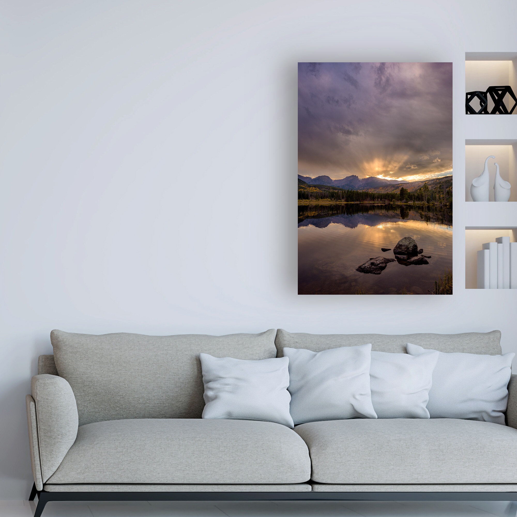 Ebern Designs Cloudscape 4 by Dan Ballard - Painting on Canvas | Wayfair