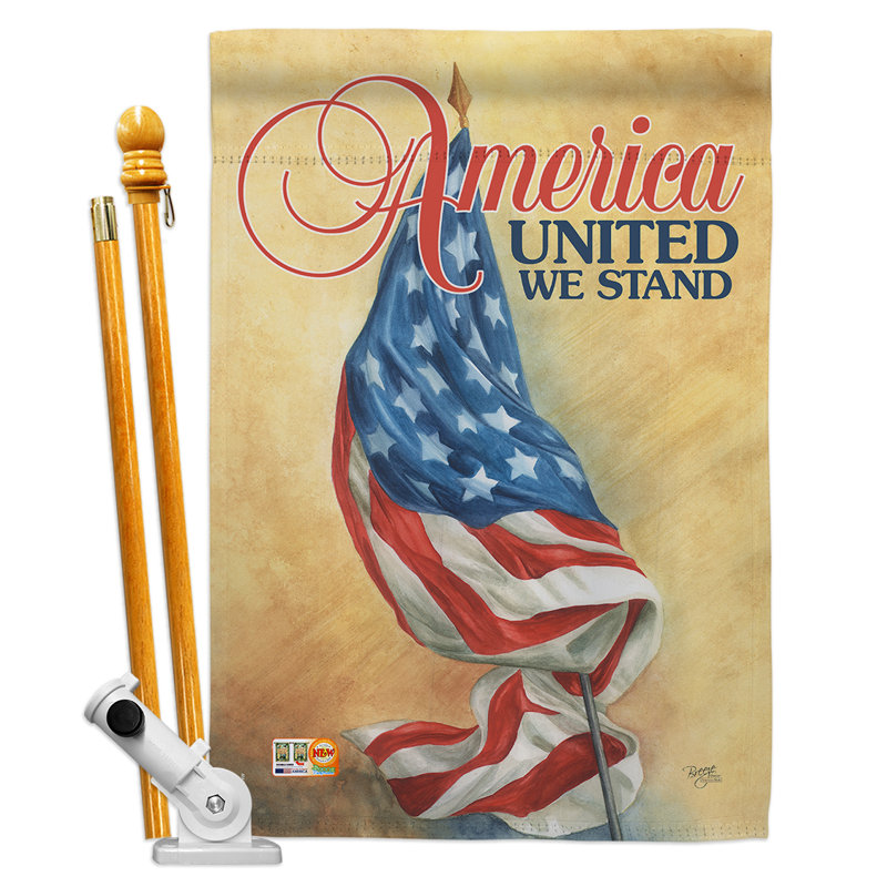 Breeze Decor Impressions 2 Sided Polyester 40 X 28 In Flag Set Wayfair
