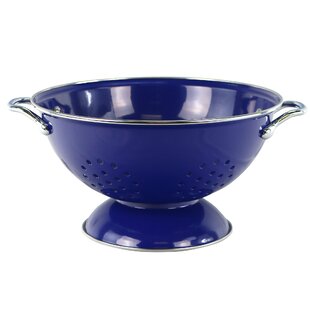 blue colander