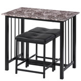 Mitt 3 - Piece Dining Set by 17 Stories