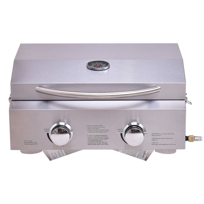 table top stainless steel gas grill