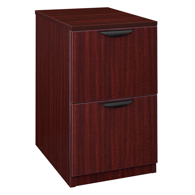 Latitude Run Linh Desk Side 2 Drawer Vertical Filing Cabinet Wayfair