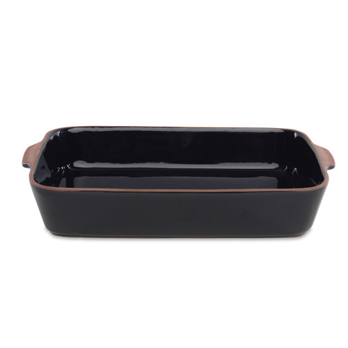 Nkuku - Miri Terracotta Rectangular Oven Dish - Navy - Large