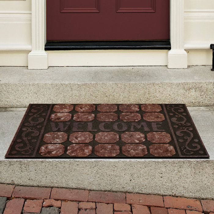Achim Importing Co Raised Rubber Octagon Squares 30 In X 18 In