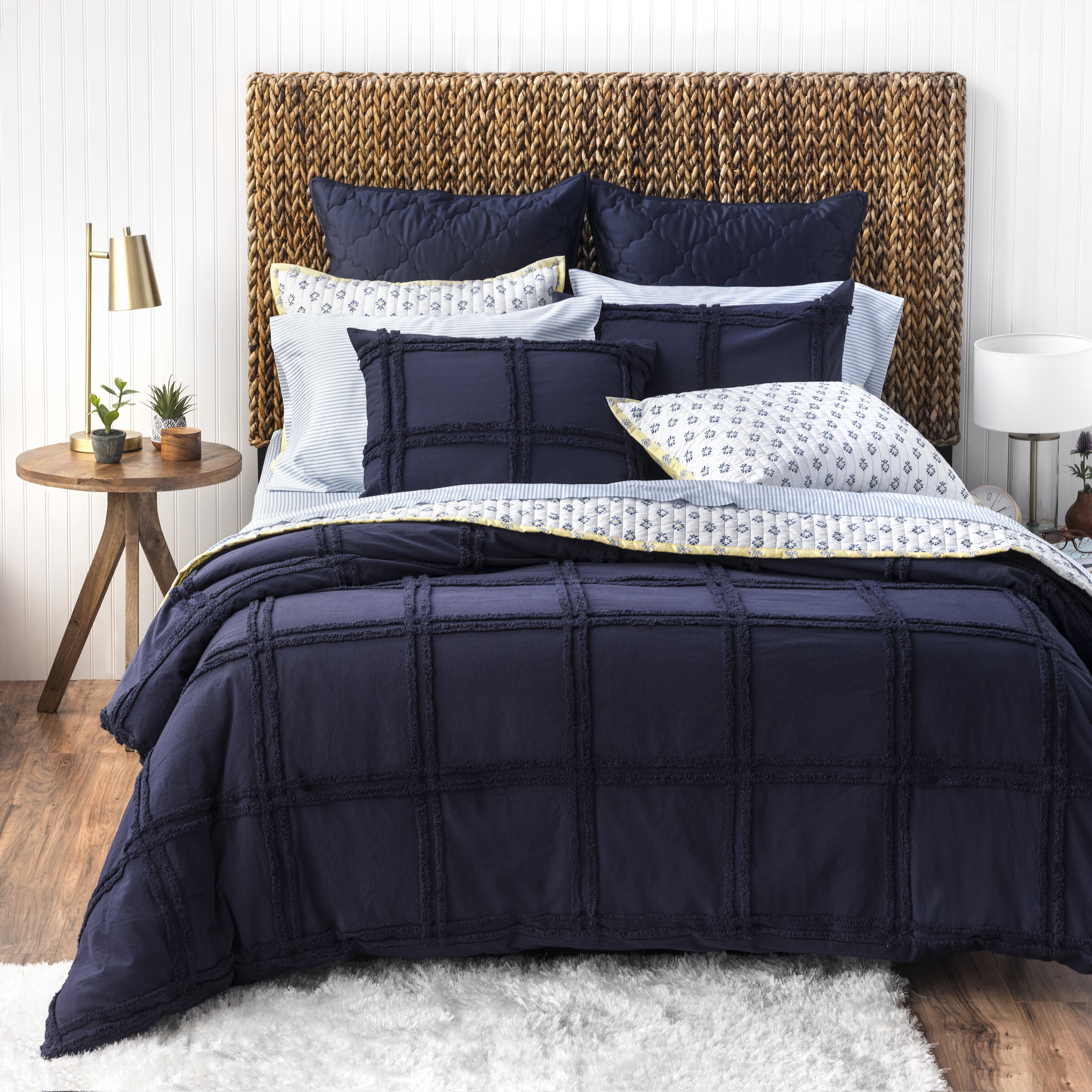 martha stewart skylar chenille duvet set