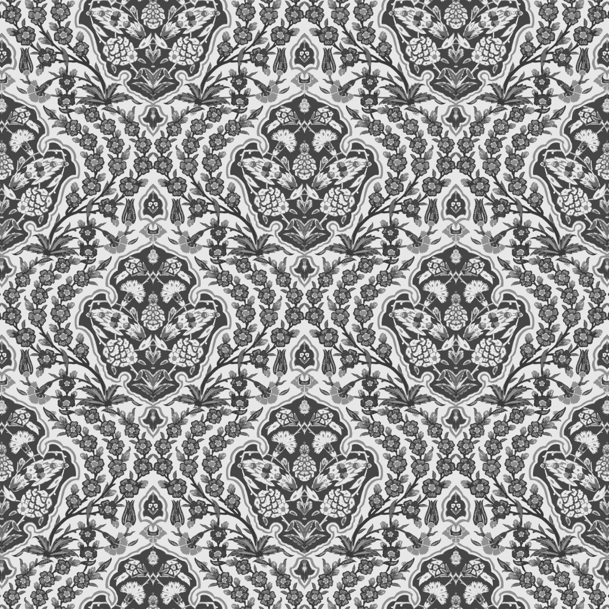 Mitchell Black Nomad Peel & Stick Floral Wallpaper Wayfair