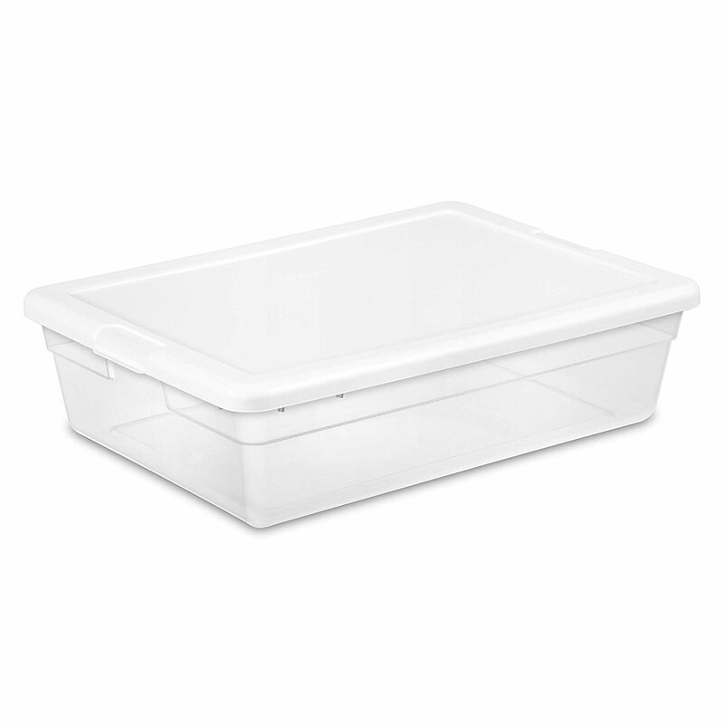 Sterilite 28 Qt Clear Storage Box Reviews Wayfair