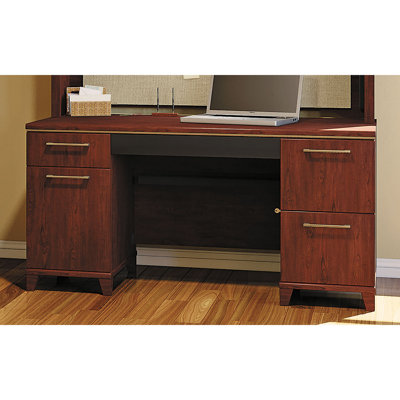 Enterprise Double Pedestal Office Executive Desk Bush Business