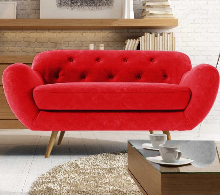 Sofa FLINT in rot