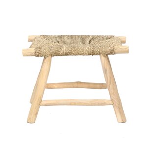 Bazar Bizar The Porto Seagrass Stool Reviews | Decorative Garden Stools Buy Sale Price