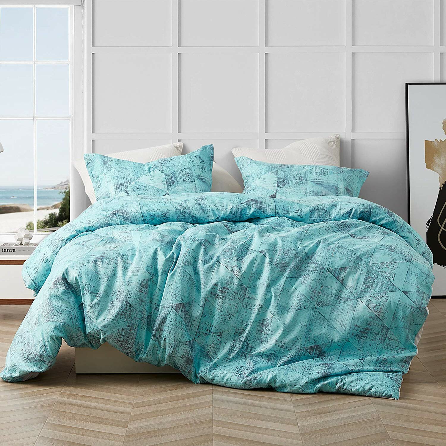 Wrought Studio Luna Supersoft Duvet Cover Set Wayfair