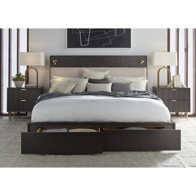 Bobby Berk Home Storage Low Profile Storage Platform Bed