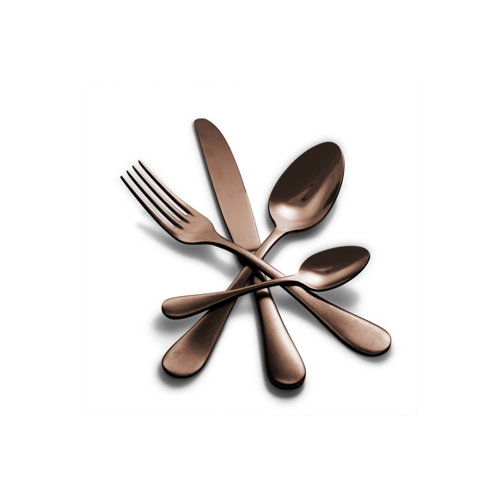 24-Piece Cutlery Set Mepra Colour: Bronze