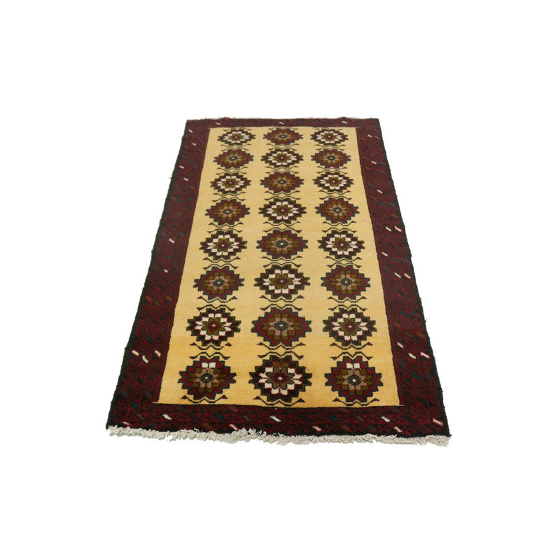 Bloomsbury Market Streator Oriental Hand Knotted Wool Black Yellow Area Rug Wayfair
