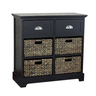 Go to store & view more images Fleming 2 Drawer 4 Basket Accent Chest by Beachcrest Home