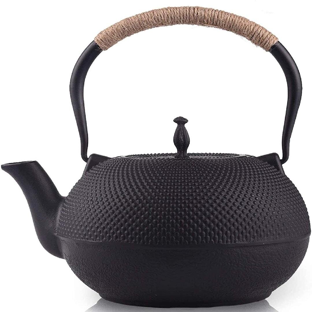Trivet  For Herb Tea Flower Tea 1.2 Ltr Cast Iron Teapot Japanese Style Kettle