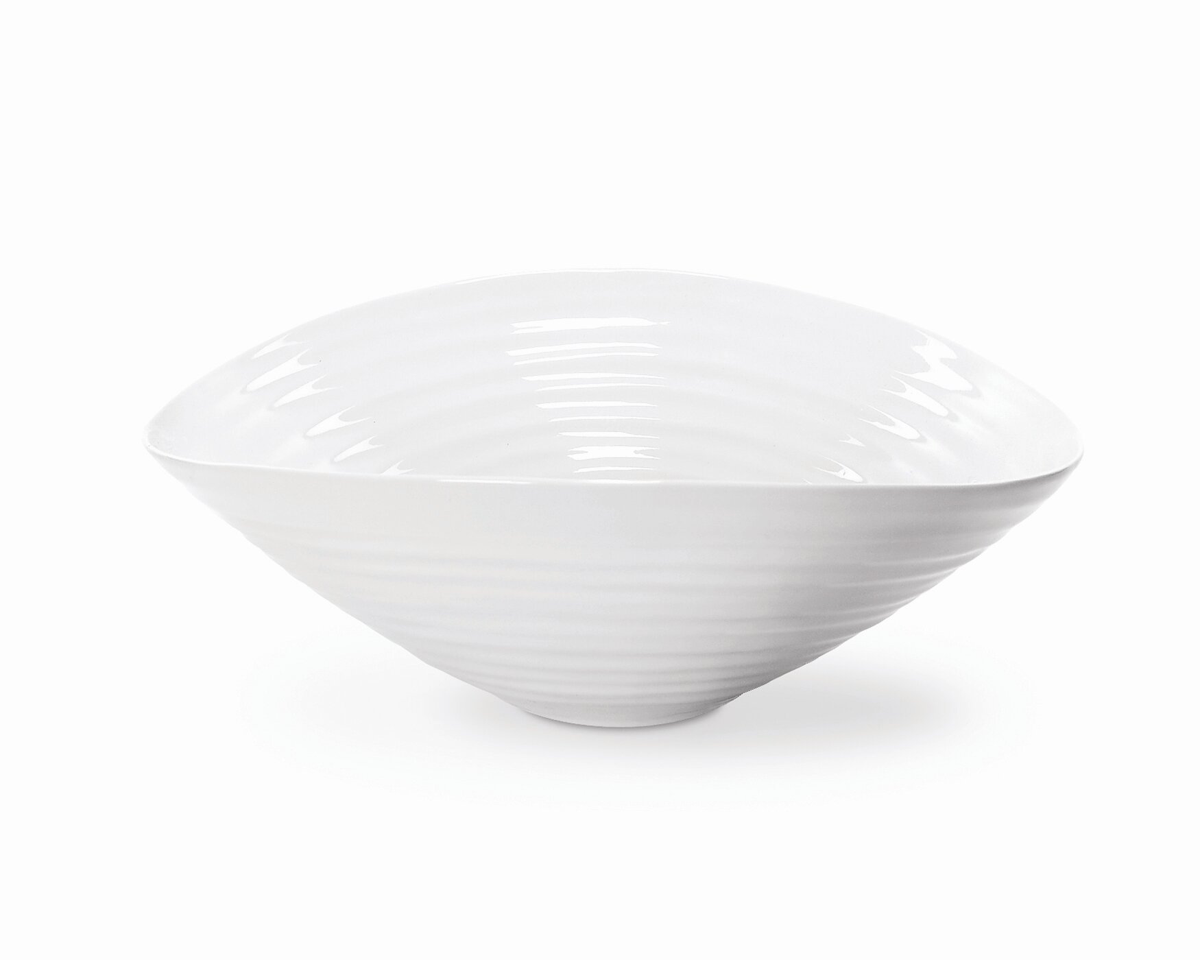 white ceramic salad bowl