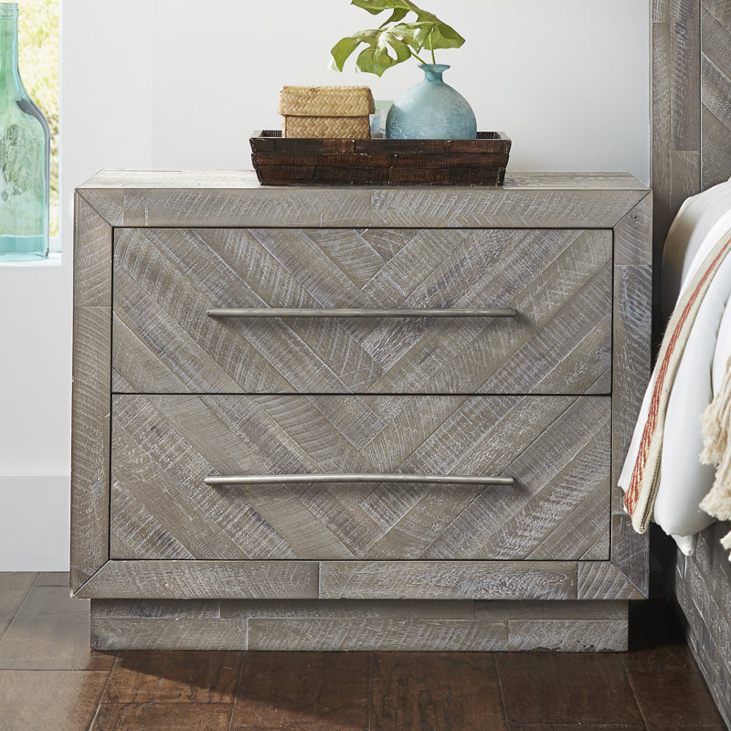 Union Rustic Robards 2 Drawer Nightstand &amp; Reviews Wayfair