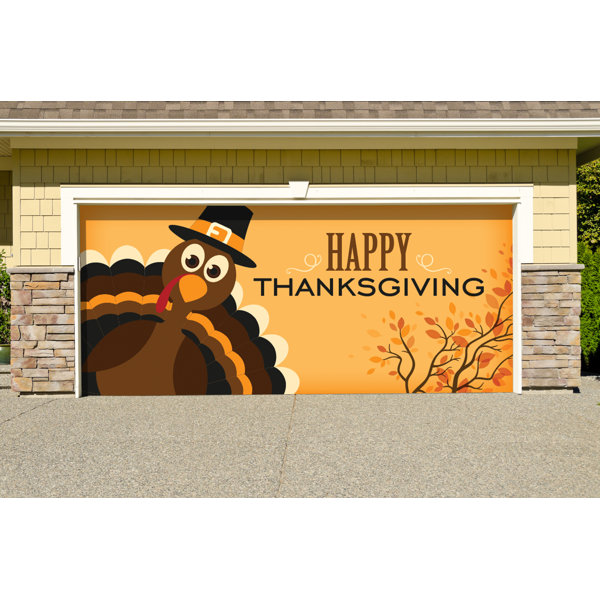 The Holiday Aisle Happy Thanksgiving Turkey Garage Door Mural Reviews Wayfair The Holiday Aisle Happy Thanksgiving Turkey Garage Door Mural Reviews Wayfair