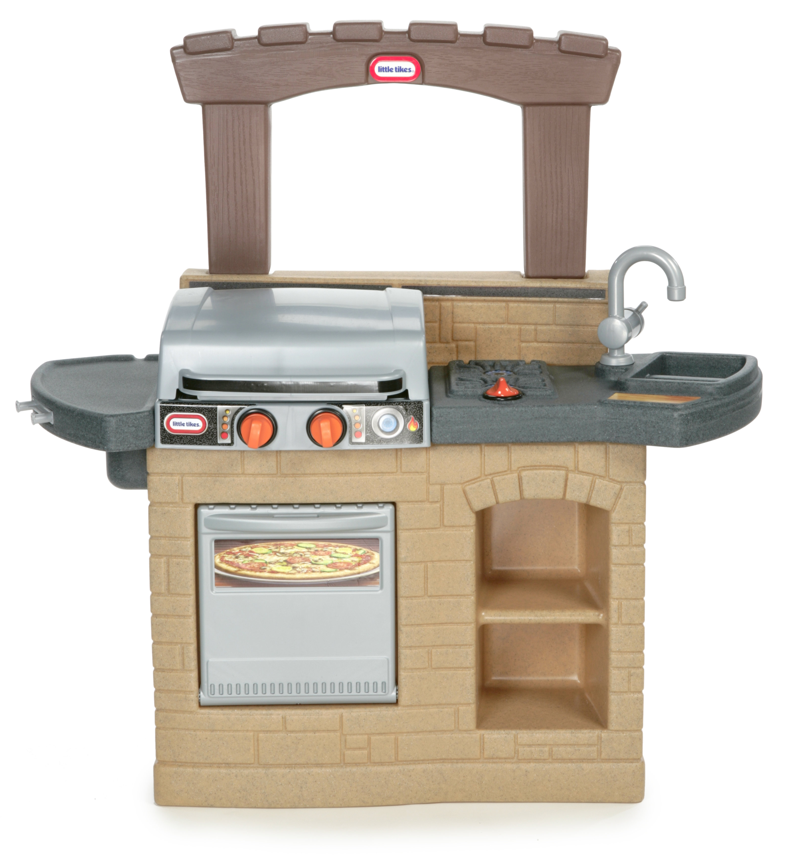 little tikes kitchen set with grill