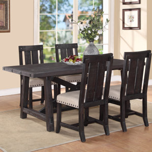 Gaudette Brown Extendable Dining Table by Gracie Oaks