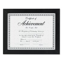 11 by 14-Inch Matted for 8-1/2-Inch by 11-Inch Walnut Kiera Grace Oxford Wood Document Frame