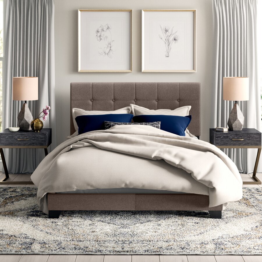 Stanley Tufted Upholstered Standard Bed