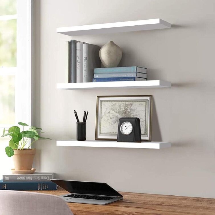 3pc Floating Shelves Wall Mounted Shelf Display Storage Modern Home Decor 