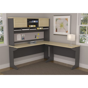 Review Cassy L-Shape Corner Desk with Hutch by Red Barrel Studio
