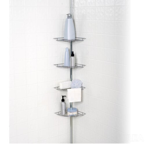 Sweet Home Collection 4 Tier Tension Pole Corner Shower Caddy Wayfair