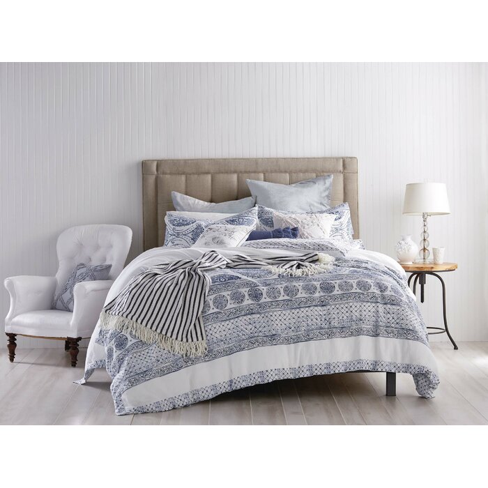 Alcott Hill Brennen Matelasse Medallion Single Duvet Cover