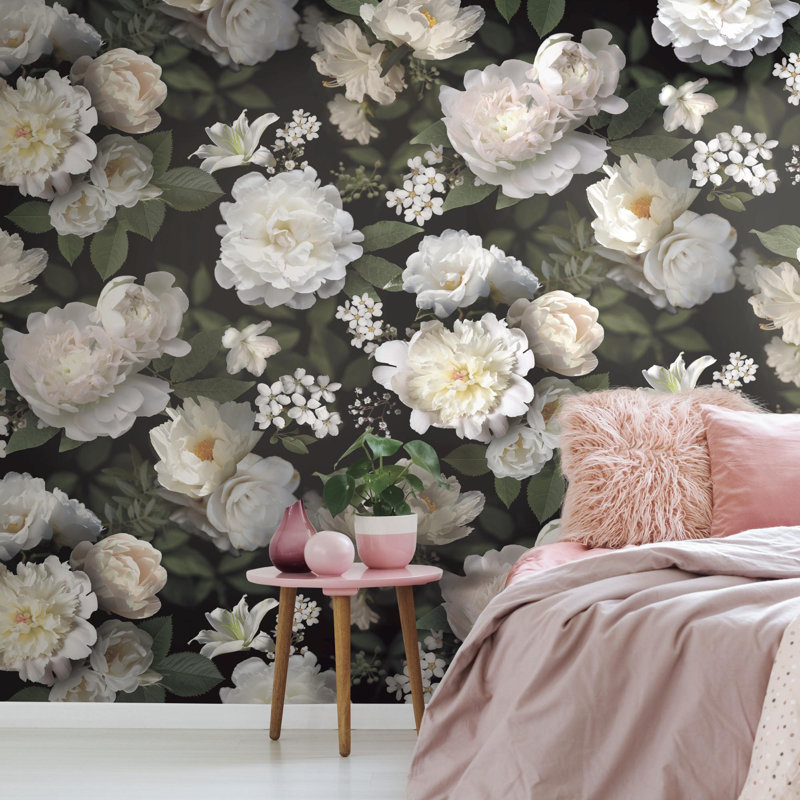 House Of Hampton Petrone Photographic Floral 18 L X 10 W Peel And Stick Wallpaper Roll Reviews Wayfair Nuwallpaper will stick to any smooth, flat surface, so you can get creative with your. petrone photographic floral 18 l x 10 w peel and stick wallpaper roll