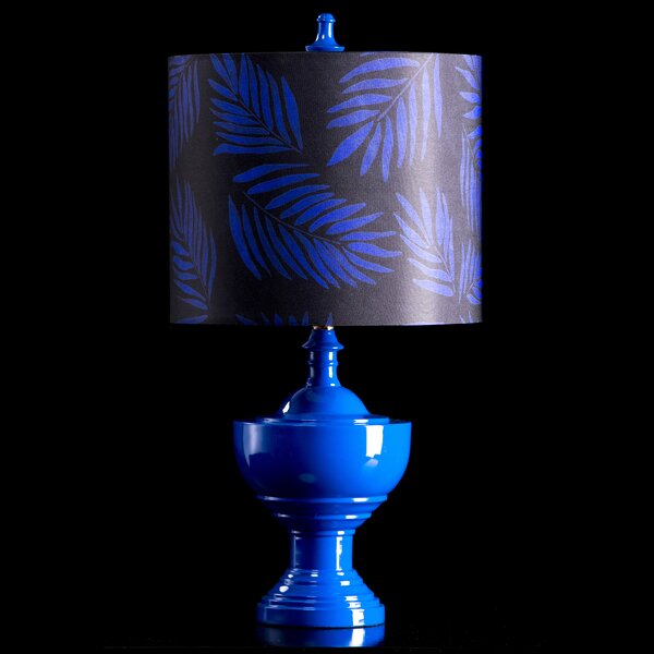 cobalt blue table lamp