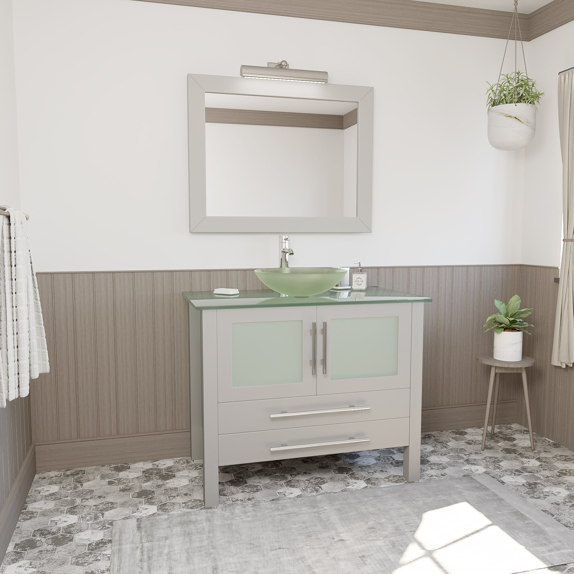 Wrought Studio Tammi 36 Single Bathroom Vanity Set With Mirror Wayfair