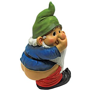 Stinky, the Garden Gnome Statue