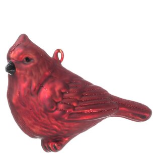 Set/2 3.75" RAZ Red Cardinal Birds Animal Christmas Figurines Holiday Home Decor 