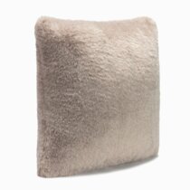 Chanasya Super Soft Fuzzy Faux Fur Cozy Warm Fluffy White Fur Throw Pillow Cover Pillow Sham Pillow Insert Not Included Wavy Fur Pattern 2-Pack White Pillow Sham 18x18 Inches 