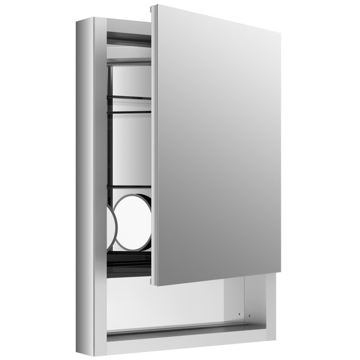 Kohler Verdera 20 X 30 Aluminum Medicine Cabinet With Adjustable