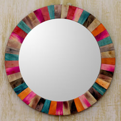 Turquoise Wall Mirror novica mango wood hand crafted wall mirror | wayfair Turquoise Wall Mirror novica mango wood hand crafted wall mirror | wayfair
