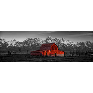 Barn Grand Teton Wall Art on Wrapped Canvas