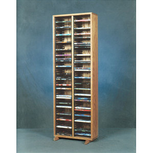 200 Series 128 DVD Multimedia Storage Rack by Wood Shed