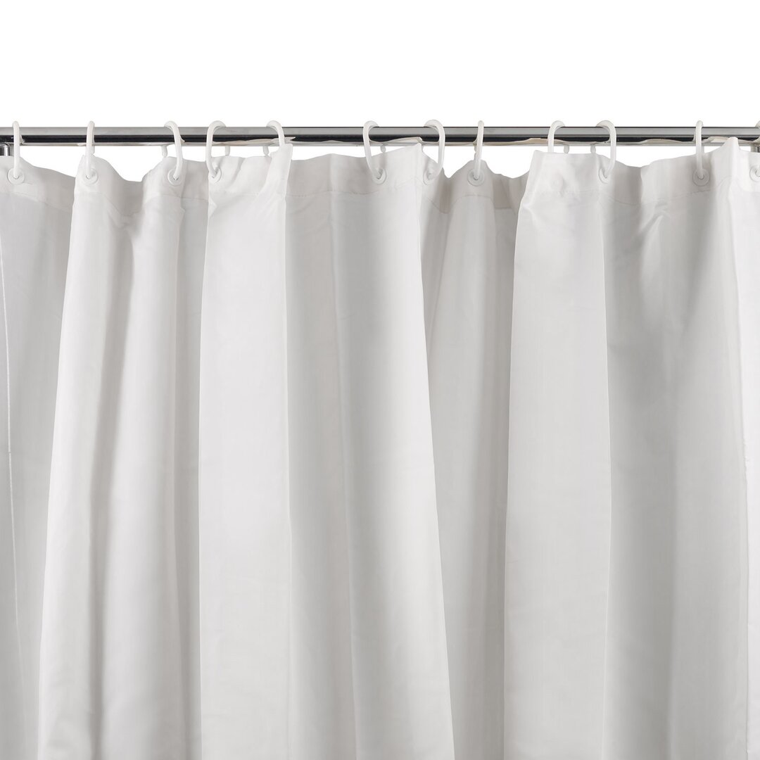 Polyester Shower Curtain white